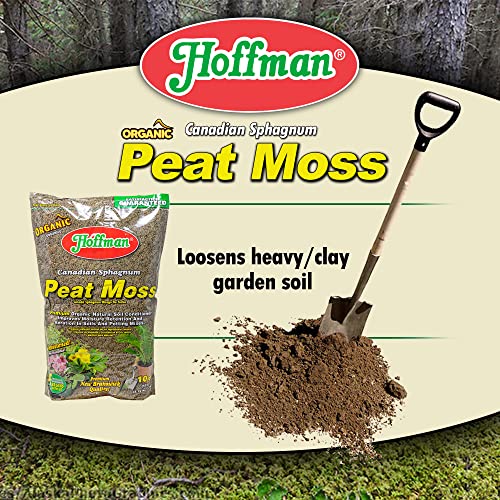 Canadian Sphagnum Peat Moss Soil Conditioner to Improve Moisture Retention and Aeration, 10qt Bag, Pack of 2 - view 4