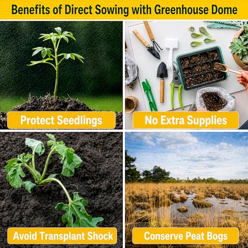 Kids Sunflower Garden Kit – Grow Your Own Sunflowers from Seeds with Greenhouse Germination Domes & Grow Rings, Non-GMO Seeds, BPA-Free | Gardening Gift for Kids & Families, Made in USA - view 5