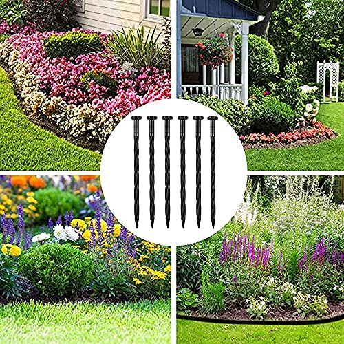 8 Inch Plastic Landscape Anchoring Garden Spikes 25 Pcs - view 6