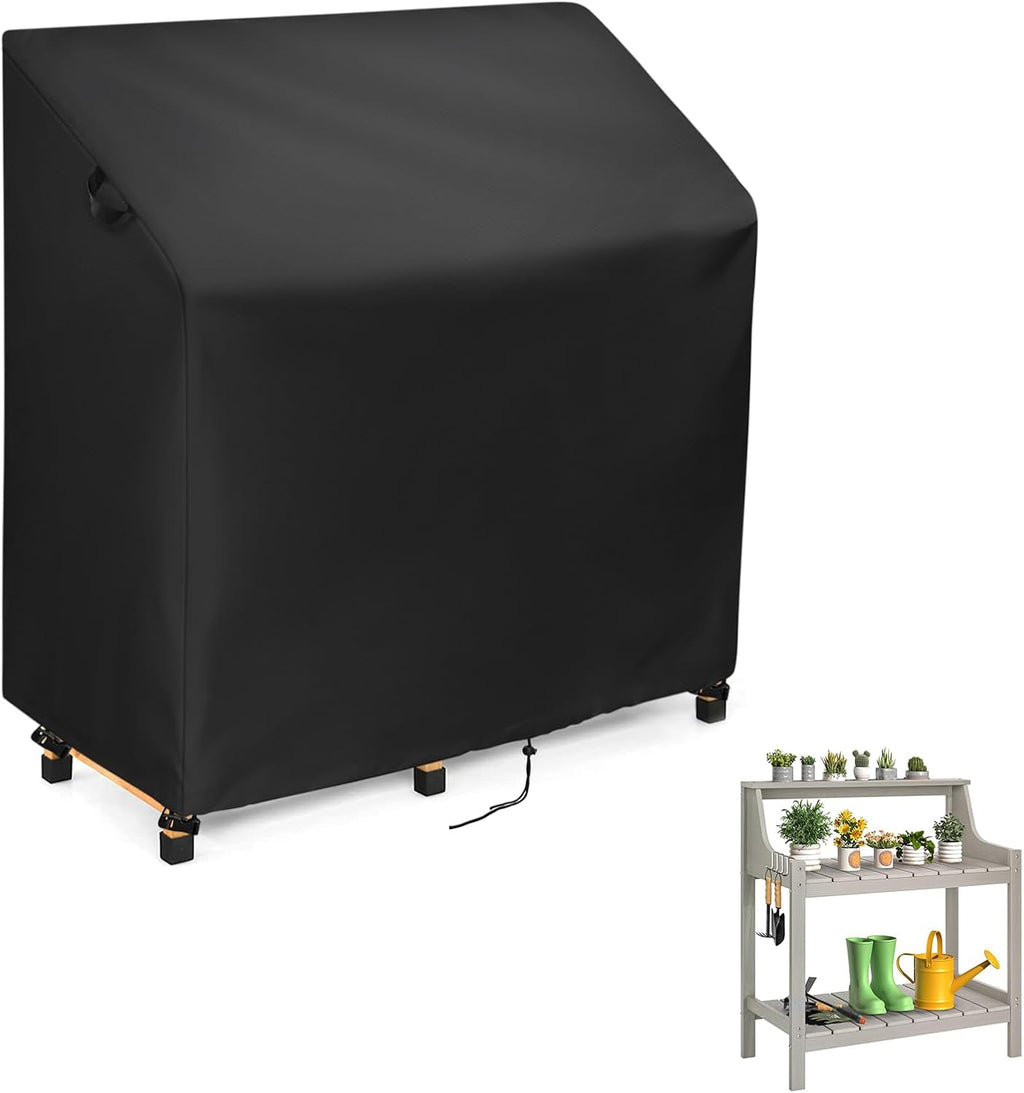 Outdoor Garden Potting Bench Table Cover, Universal Outdoor Potting Table Cover - 45 x 20 x 48 Inch