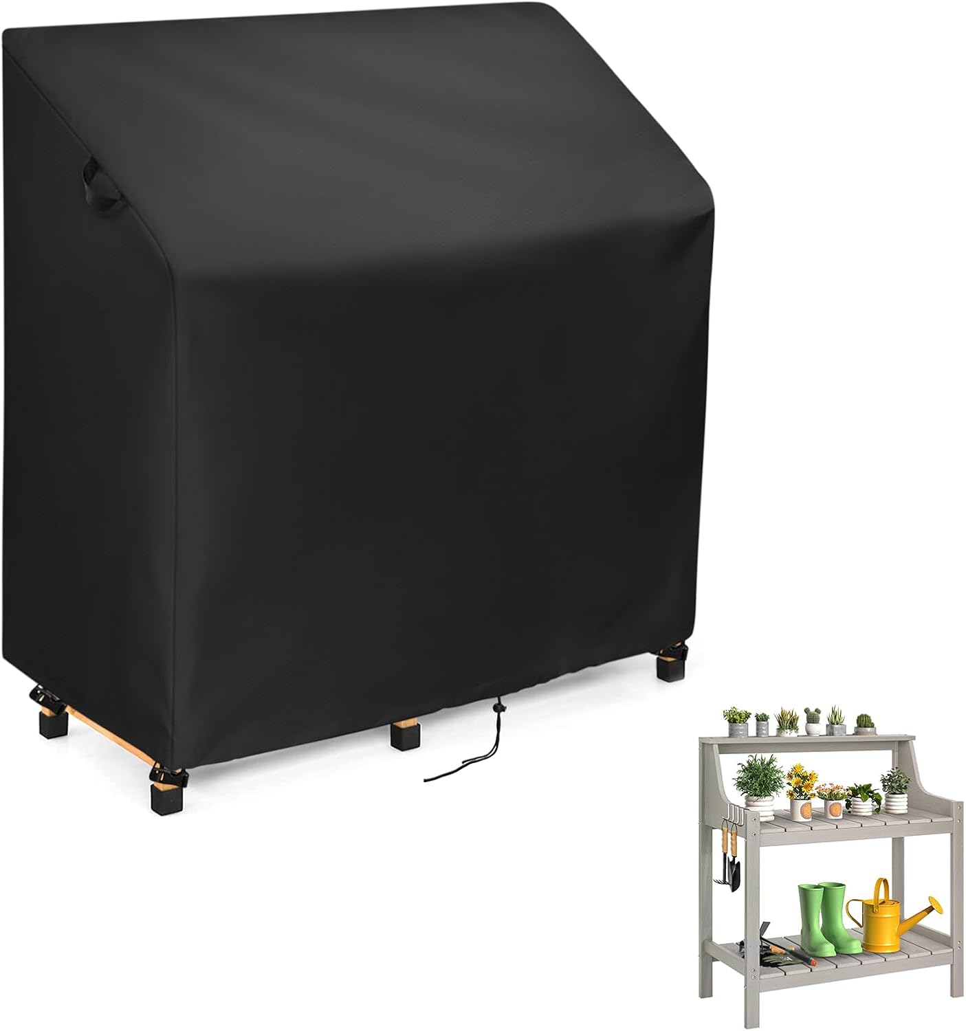 Outdoor Garden Potting Bench Table Cover, Universal Outdoor Potting Table Cover - 45 x 20 x 48 Inch