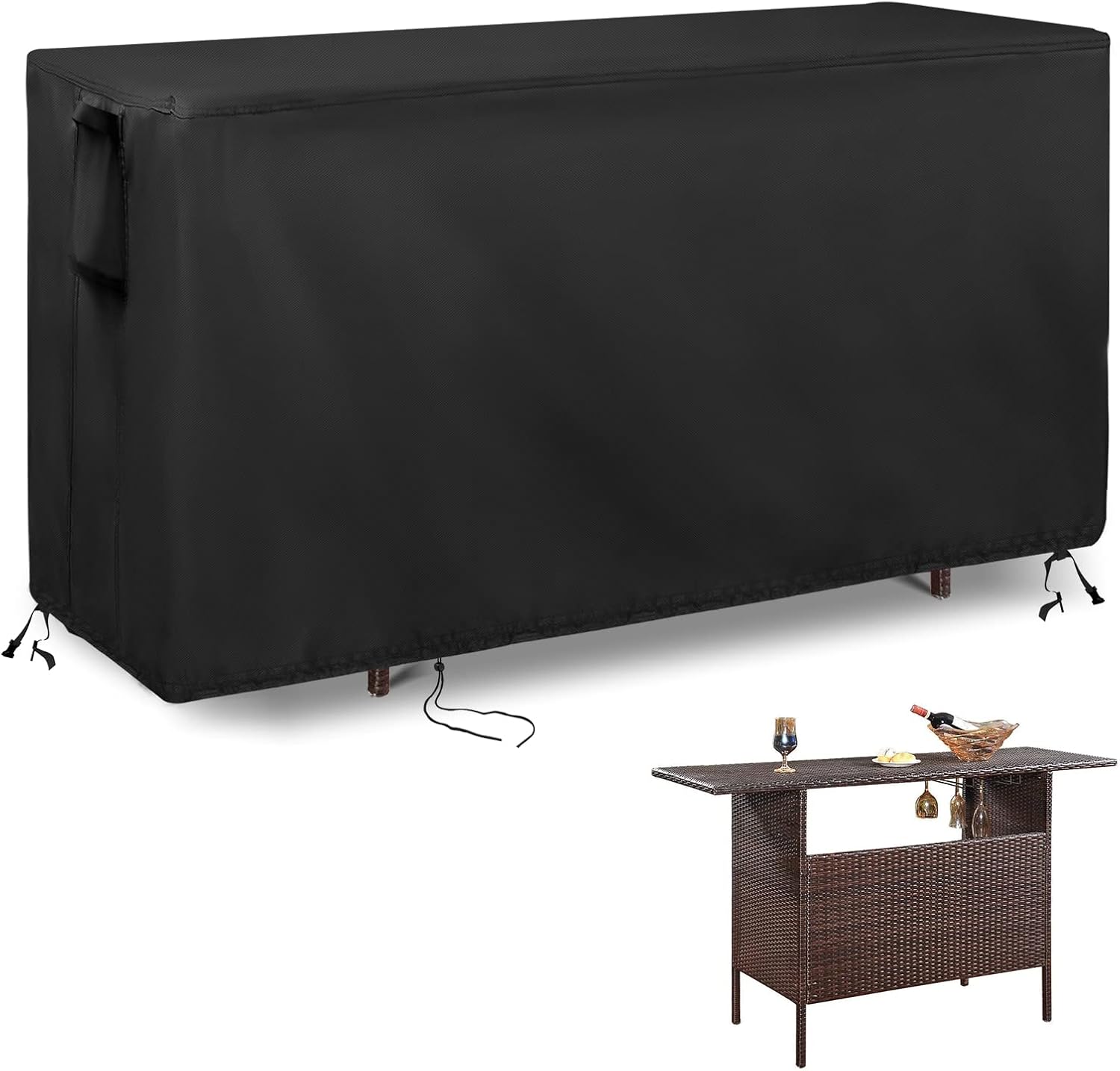 45 In Potting Bench Cover for Yaheetech Outdoor Garden Table for Planting | 45x20x49,Waterproof Dustproof Heavy Duty Oxford Fabric,for Universal Planting Workstaion/ Gardening Bench for Outside - view 2