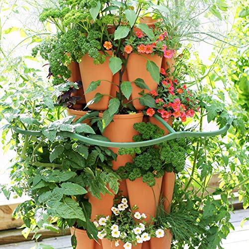Set of 3 Plant Supports for Growing Tomatoes, Cucumbers, Peppers, Eggplant, and Squash Vertically in a Vertical Planter - view 3