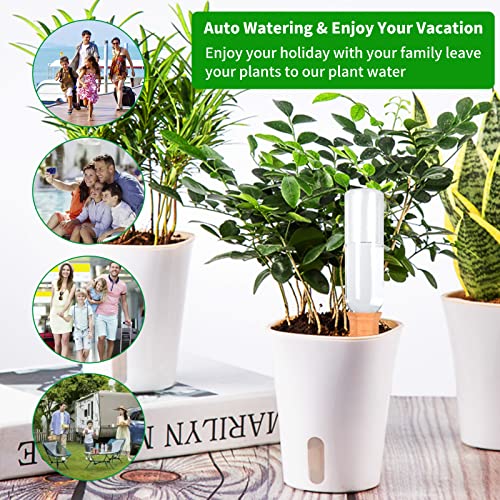 12 Pack Terracotta Watering Spikes, Vacation Self Watering Stakes - view 3