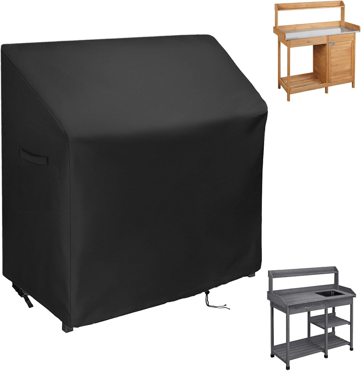 45 In Potting Bench Cover for Yaheetech Outdoor Garden Table for Planting | 45x20x49,Waterproof Dustproof Heavy Duty Oxford Fabric,for Universal Planting Workstaion/ Gardening Bench for Outside