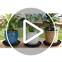 Plant Saucer 14 Inch 4 Pack Open Grid Drip Tray for Indoor Outdoor Pots - view 7