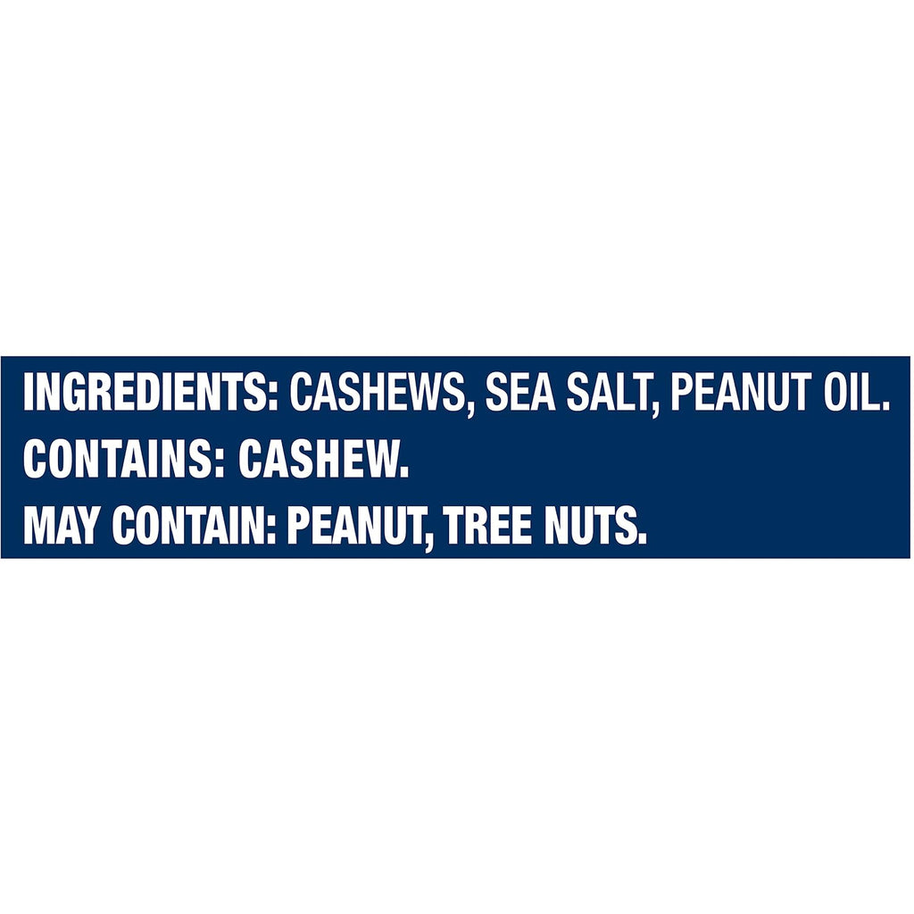 Salted Whole Cashews, Plant Based Protein, 3 Oz (12 Ct) | Roasted Cashews. Snacks for Adults, 12 Snack Packs. Plant Based Protein Snack. Pantry Staples - view 3