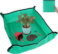 Plant Repotting Mat for Indoor Plants Potting Soil Mix, Waterproof Plant Repotting Tray, Potting Mat Gardening Tray for Indoor Potting Succulents Cactus Orchid Pots, Garden Gift(26.8"x26.8")