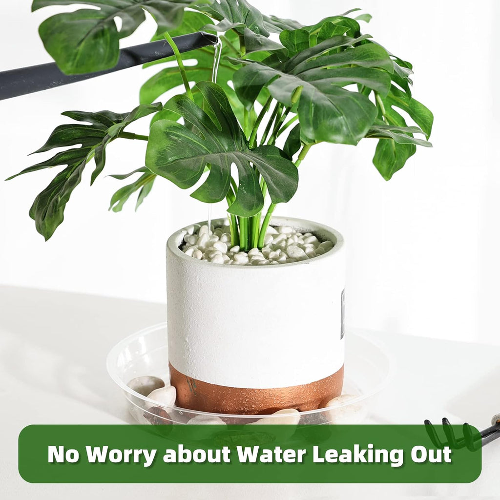 20 Pack Plant Saucers (6 inch / 8inch / 10inch / 12inch) Clear Plant Saucers Flower Pot Tray Excellent for Indoor & Outdoor Plants - view 5