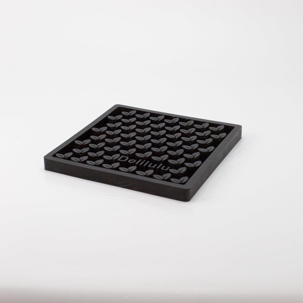 2-in-1 Square Plant Saucer Mat and Tray Non Slip Rubber Water Catcher for 4-6 Inch Pots Prevents Waterlogging(S Size) - view 3