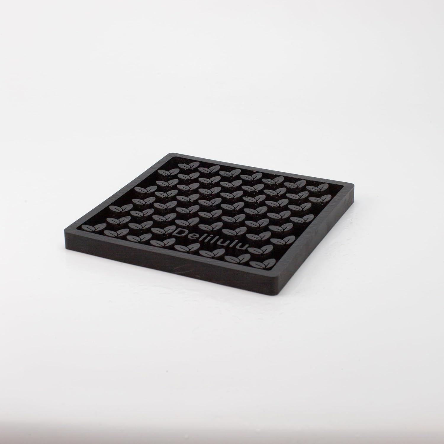 2-in-1 Square Plant Saucer Mat and Tray Non Slip Rubber Water Catcher for 4-6 Inch Pots Prevents Waterlogging(S Size) - view 3