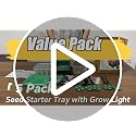 5-Pack Seed Starter Tray with Grow Light (Value Pack), 60 Cells, Friendly Seed Starter Kit for Beginners, Adjustable Brightness & Timing, Easy-to-Use Gardening Set for Seeds Germination - view 7