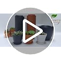 6 Pack 7 inch Plastic Plant Pots with Drainage Holes and Tray, Terracotta - view 7
