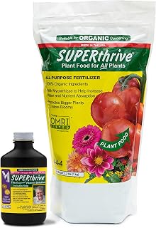 SUPERthrive Vitamin Solution, Organic Fertilizer Set, 4 fl oz + 2.2 lbs