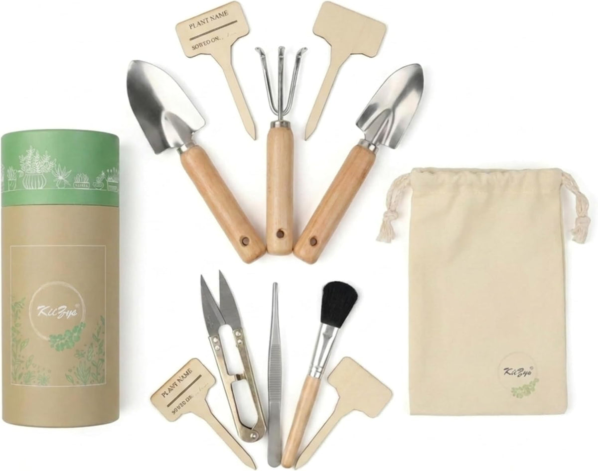 Indoor Garden Tools for Gardening - 12-Piece Small Garden Tools Set - Indoor Gardening Gifts for Women - Mini Hand Tools House Plant Tool - view 8