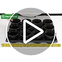 4 Inch Plastic Plant Pots 60 Pcs and 12 Cell Nursery Pots Trays 5 Pcs, Thick Sturdy Seeds Starting Germination Shuttle Carrying Trays, Black Small Planter Nursery Propagation 5 Sets - view 7