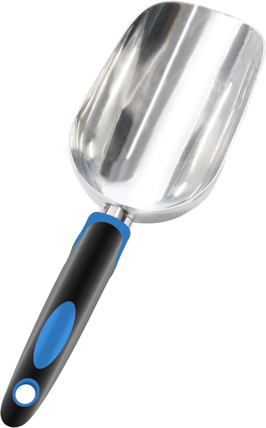 Large Aluminum Comfort Grip Garden Transplant Soil Trowel Scoop | Heavy aluminum garden transplanter scoop with big capacity, anti-bend structure for soil and fertilizer handling