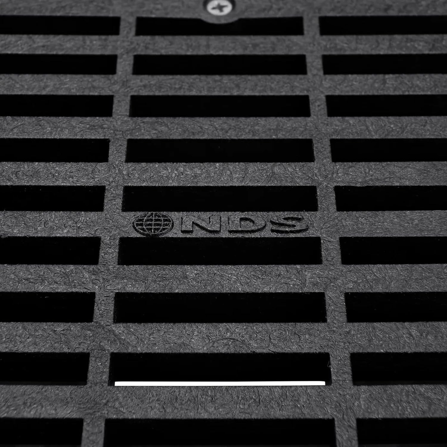 640 6-Inch Square Grate with Low-Profile Adapter Drain, Connects to 3-Inch and 4-Inch Drain Pipes and Fittings, for Small Lawns, Landscaping and Patios, Plastic, Black - view 7