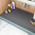 Under Sink Mats for Kitchen Waterproof 22" x 19", Cabinet Liner | Leak-Proof Silicone Mat Sink Protector, Kitchen Essentials Organizer and Storage,Boot or Shoe Tray, Pet Feeding Mat