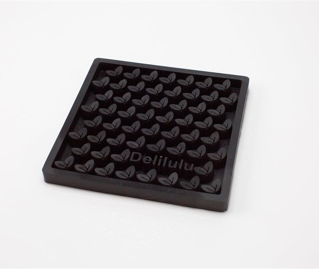 2-in-1 Square Plant Saucer Mat and Tray Non Slip Rubber Water Catcher for 4-6 Inch Pots Prevents Waterlogging(S Size) - view 4