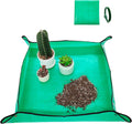 Potting Mat for Indoor Plant Transplanting, 29.5" X29.5" Waterproof Repotting Mat, Foldable Soil Change Mat Gardening Planting Mat - Gifts for Plant Lovers