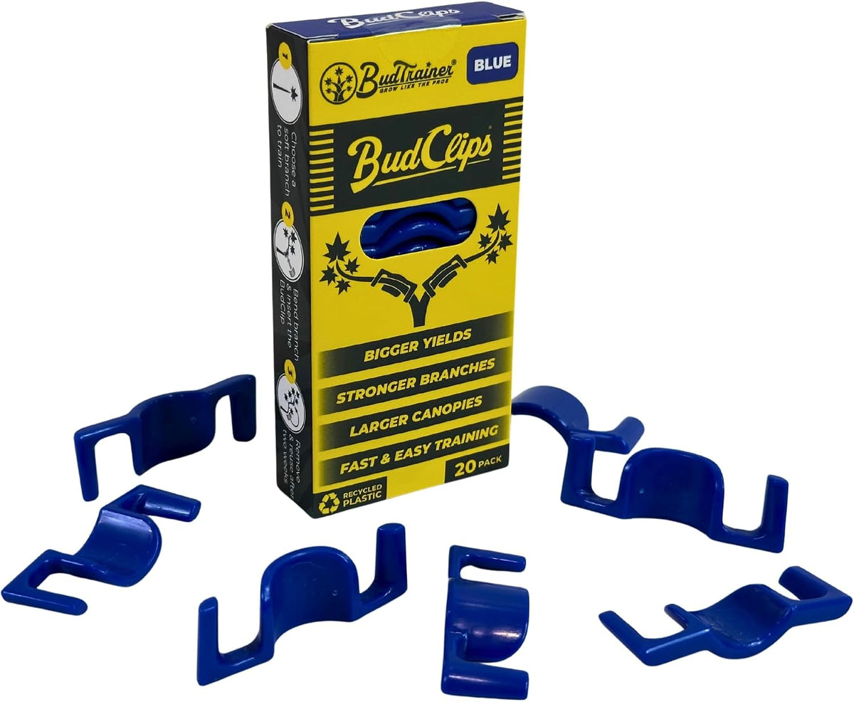 BudClips for Low Stress Plant Training, Yellow, 20-Pack | Universal LST Clips to Bend Or Train Stems | Durable Plant Support For Controlled Growth At Any Stage - view 4