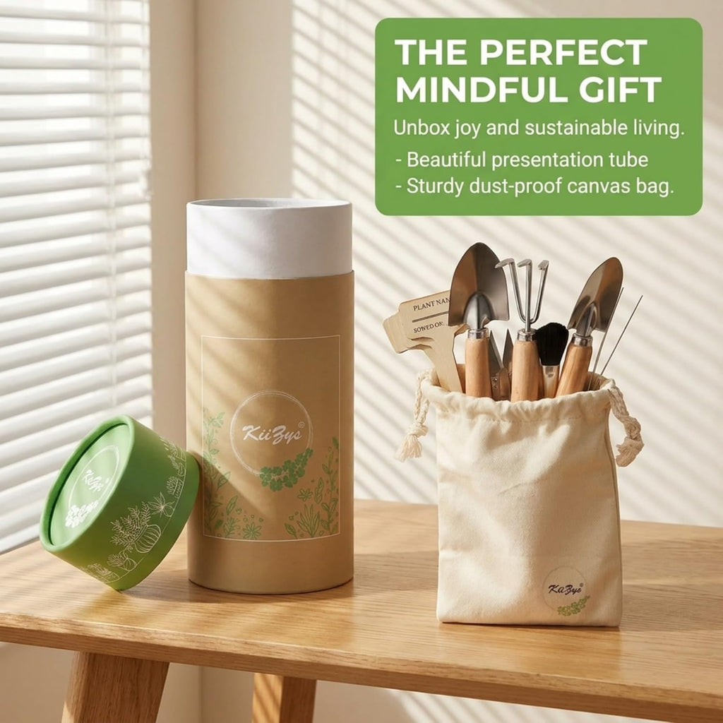 Indoor Garden Tools for Gardening - 12-Piece Small Garden Tools Set - Indoor Gardening Gifts for Women - Mini Hand Tools House Plant Tool - view 4