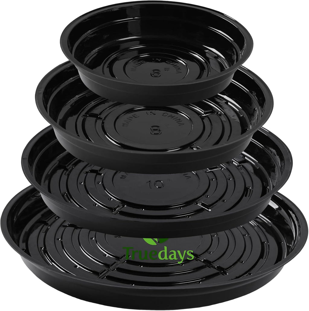 15 Pack(6 inch/8inch/10inch) Clear Plant Saucers Flower Pot Tray Excellent for Indoor & Outdoor Plants - view 8
