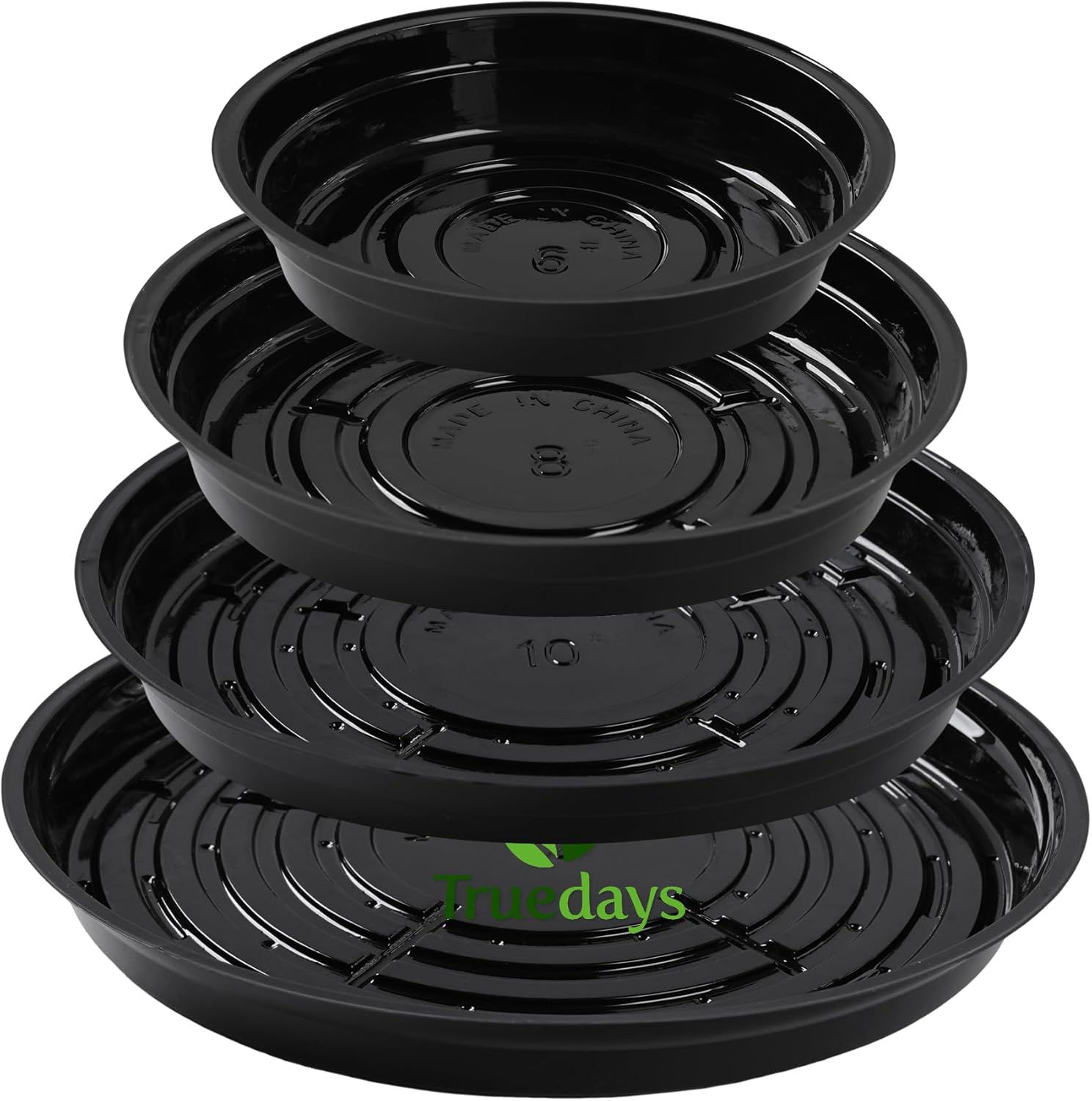 15 Pack(6 inch/8inch/10inch) Clear Plant Saucers Flower Pot Tray Excellent for Indoor & Outdoor Plants - view 8