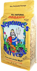 Neptune’s Harvest Organic Crab & Lobster Shell Multi-Purpose Plant Food (5-3-0) - 4 LB Resealable Bag - Rich in Nutrients Soil Fertilizer - Plant Food for Lawns, Gardens, and Vegetables