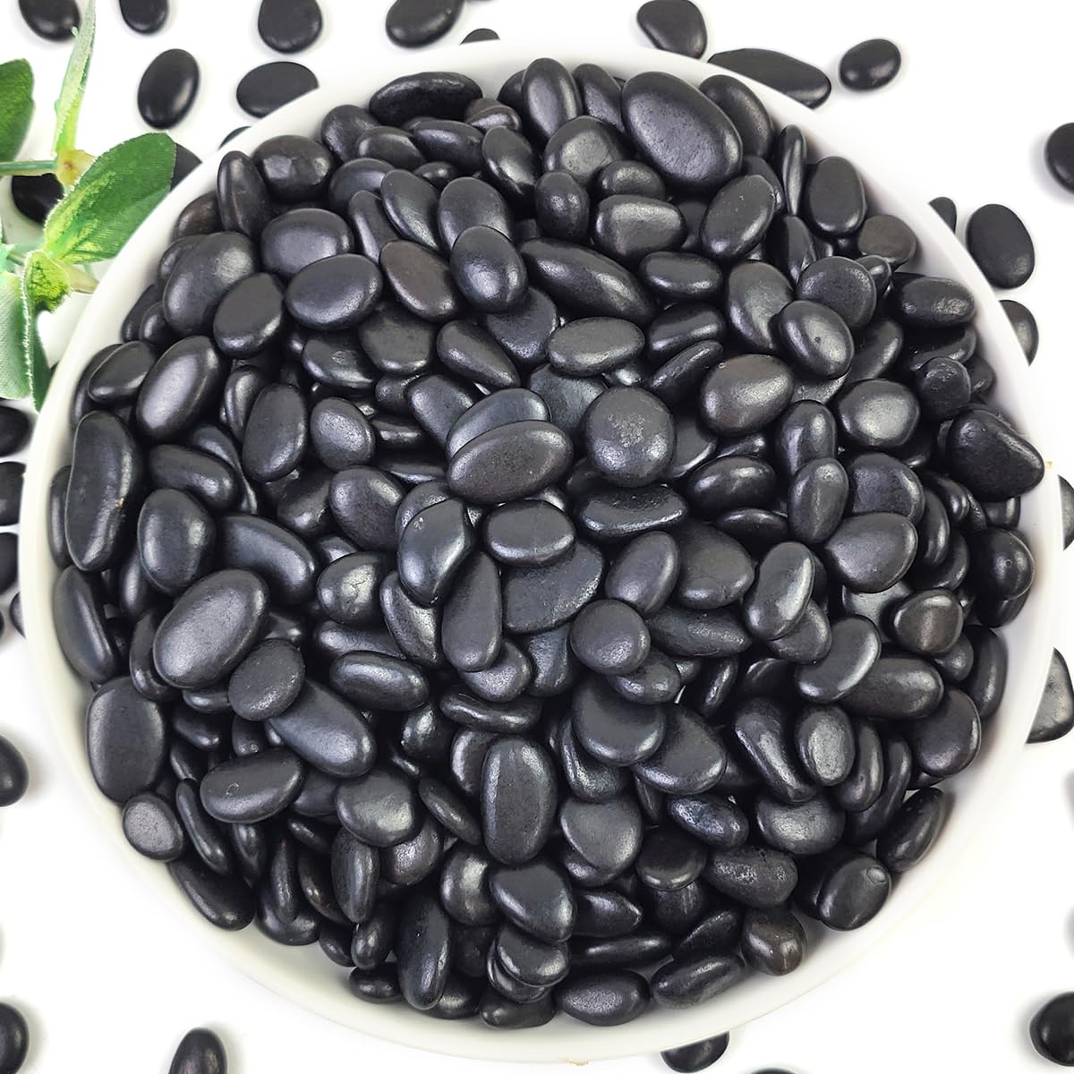 2LB Succulent and Cactus Colorful Pebbles, 3/8 Inch Stones | Pebbles for Indoor Plants Natural Decorative Polished River Rocks for Vases, Planters and Outdoor Gardening - view 2