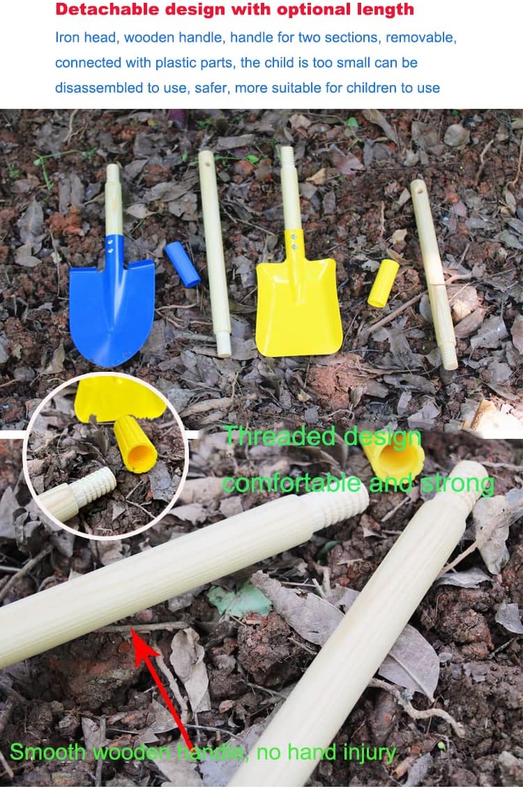 Mini garden tools - kids gardening & lawn care hand tools/small patio, lawn & garden tools set (leaf rake) - view 2