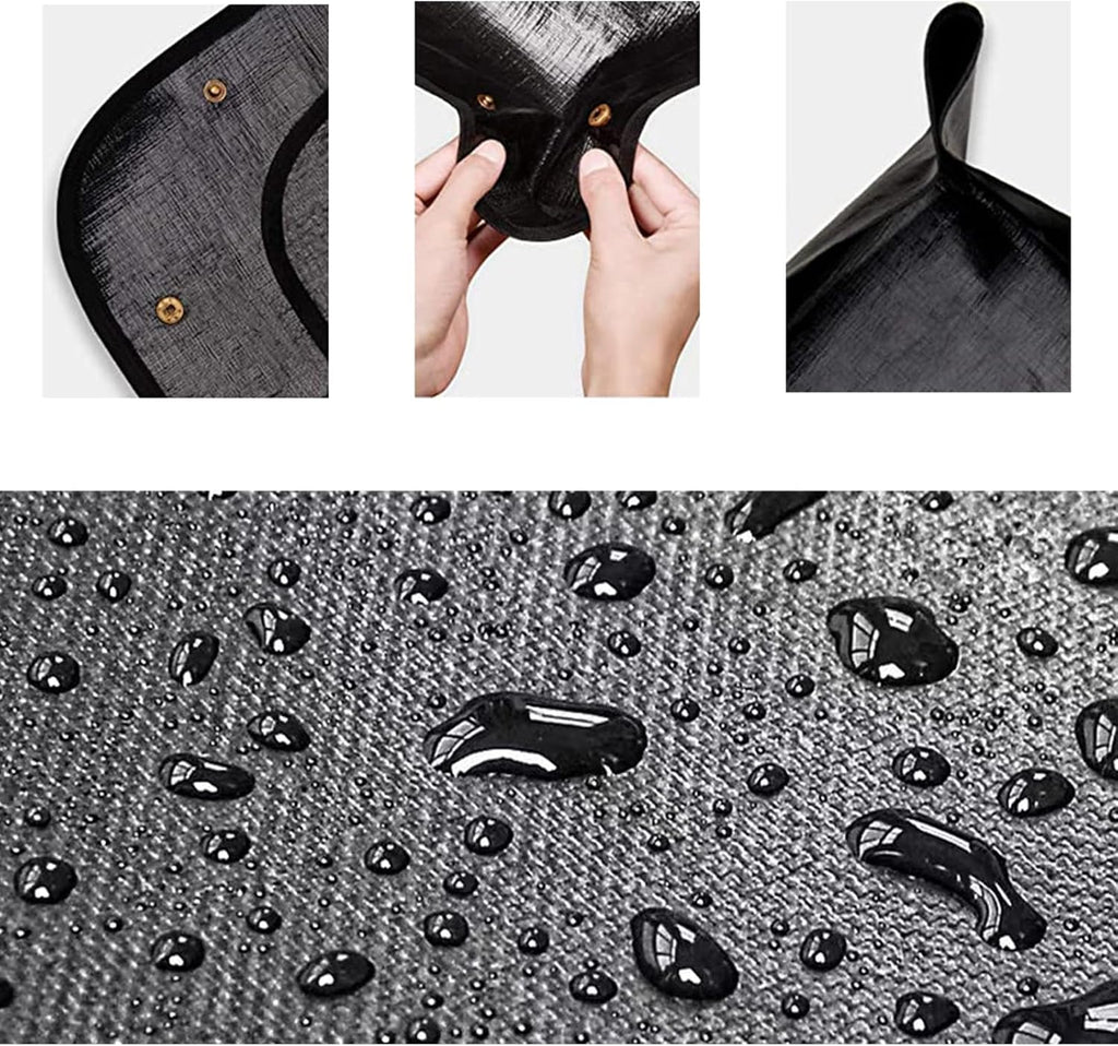 39.4" x 39.4" large plant repotting mat for indoor plants, portable and foldable gardening mat, waterproof transplanting potting mat in garden outdoor - view 6