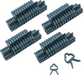 80 PCS Plant Clips Garden Clips for Tomato Cage, Tomatoes Clips Plant Support Clips for Bamboo Stakes, Climbing Plants, Vines, Gentle Plant & Flower Trellis Clips for Plant Stalks, Stems