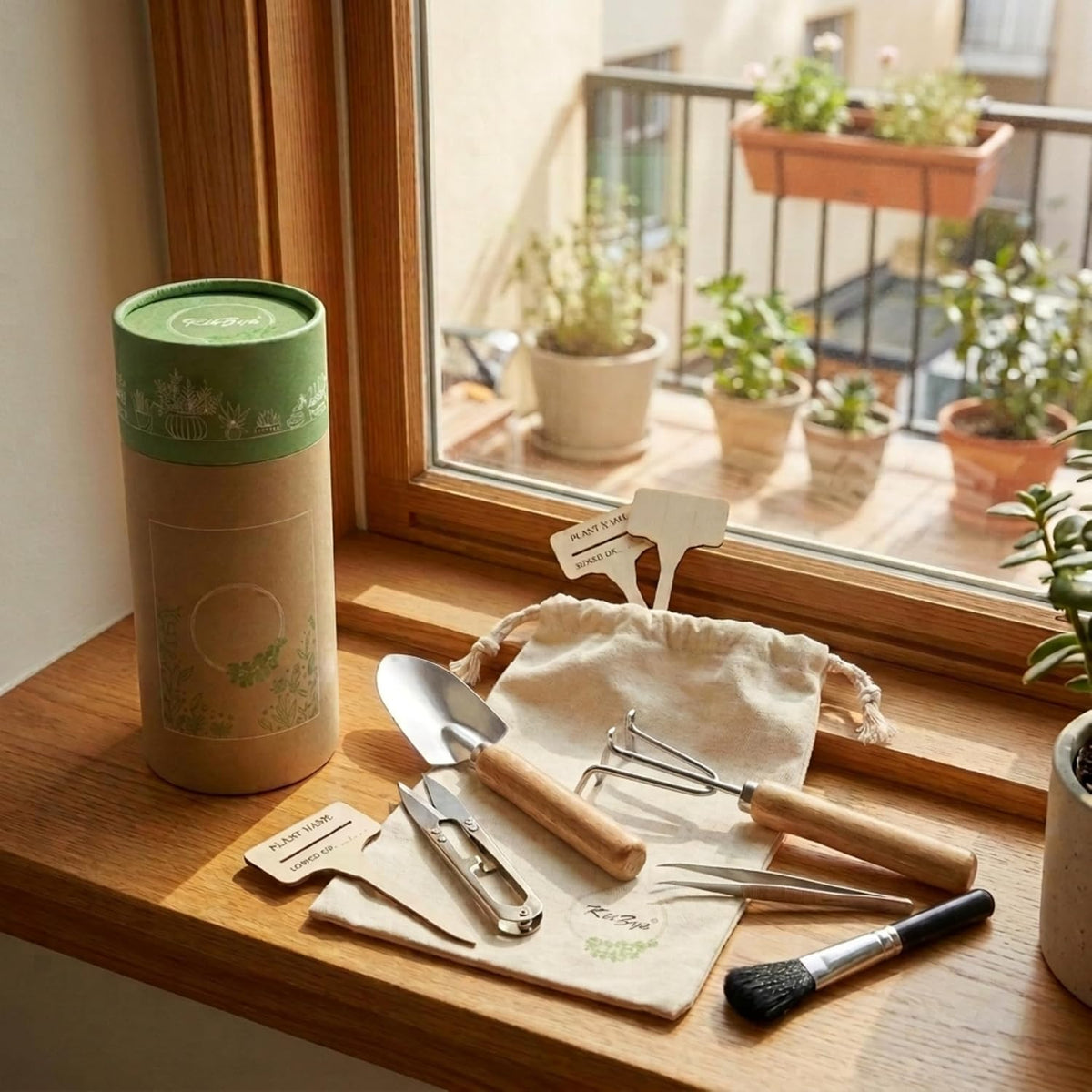 Indoor Garden Tools for Gardening - 12-Piece Small Garden Tools Set - Indoor Gardening Gifts for Women - Mini Hand Tools House Plant Tool - view 6