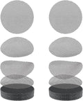 Bonsai mesh for plant pot drainage screen 2 inch, 100 pcs plastic round flower pot hole mesh screen cover pad, planter bottom drainage inserts grid mat for potted succulent