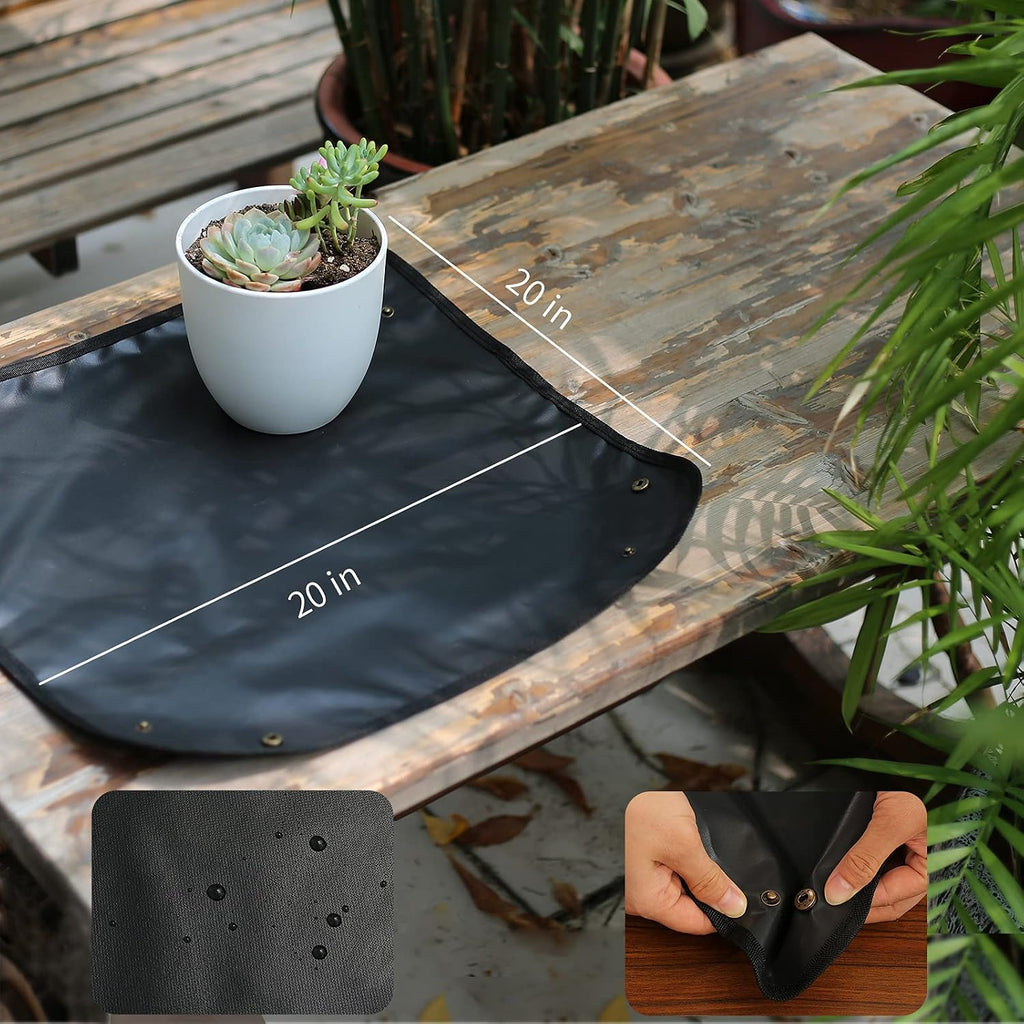5pcs succulent tool set, mini garden tools for plant care (no flowerpot) | plant potting mat as plant accessories, succulent gardening hand tools kit for seedling soil, gifts for woman's gardening work - view 6