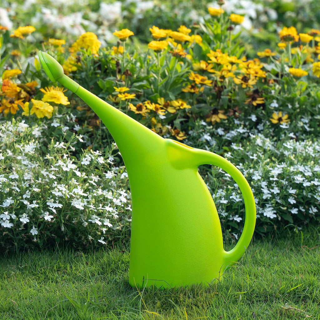 Watering Can for Indoor Plants, Water Can with Shower Head, 1/2 Gallon (Green) - view 3