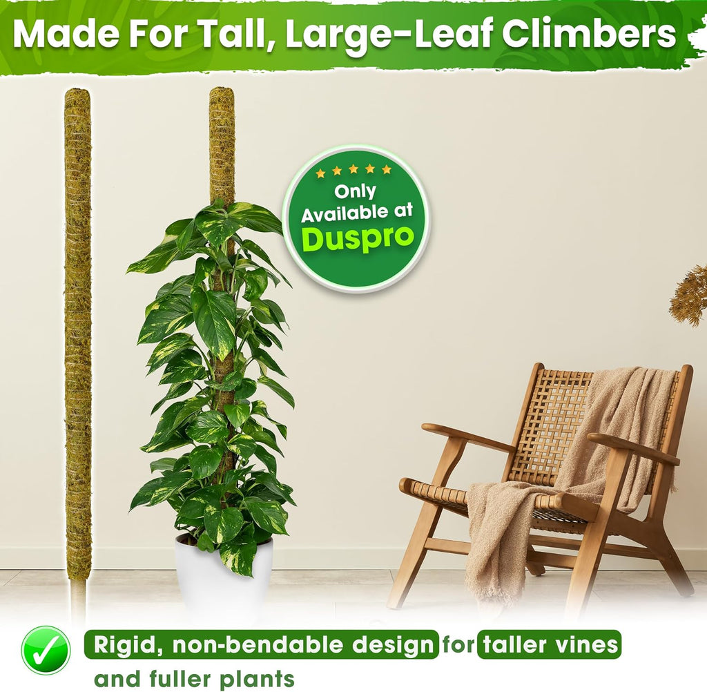 80 Inches Large Moss Pole for Plants Monstera, Plant Stakes for Indoor Plants, Monstera Plant Support, Plant Support/Plant Pole for Big Climbing Plants Indoor (1pc., 80'') - view 7