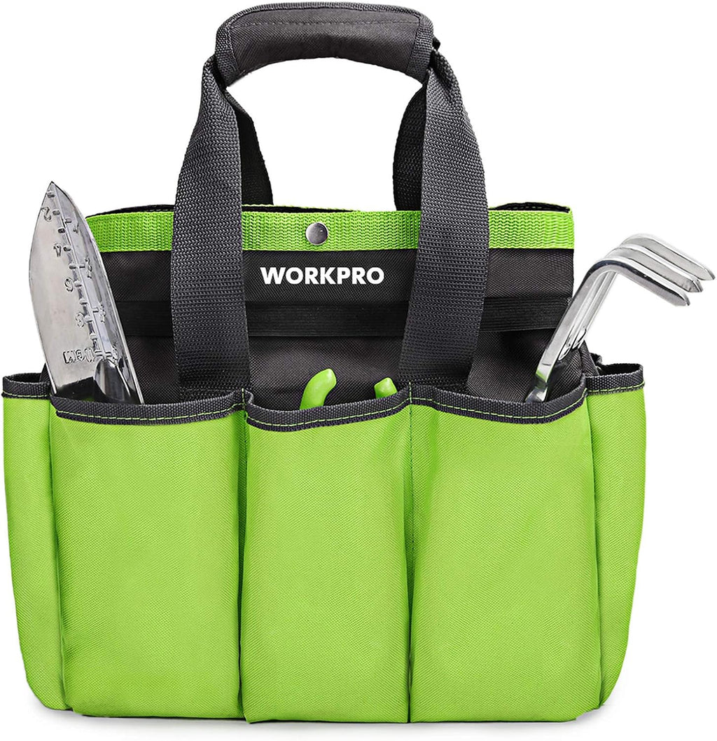 Garden Tool Bag, 8 Pockets Gardening Bag | Heavy Duty Oxford Garden Tote Caddy, Tools NOT Included, 12" x 12" x 6"