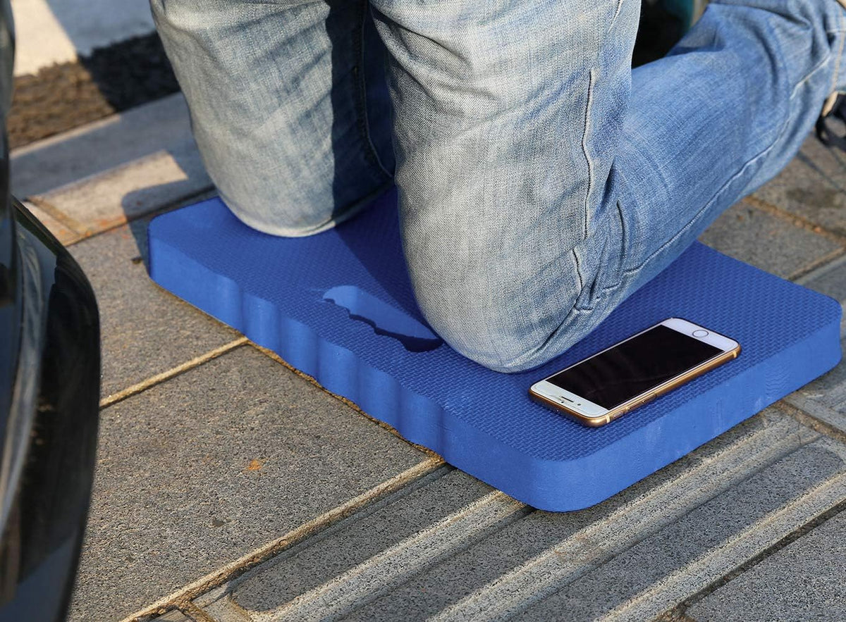 Comfy extra large thick waterproof gardening kneeling pad foam kneeler mat garden knee pad cushion for gardening planting yard work prayer yoga mechanic workout baby bath - view 7