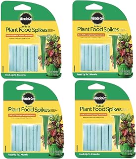 Miracle-Gro Indoor Plant Food Spikes, 1.1-Ounce (4 Pack) (4)