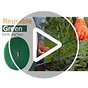 Plant Ties Garden Tape, Reusable Adjustable Plant Clips for Climbing Plants, Green Nylon Self Adhesive Plant Twist Tie Strap to Support Gardening Plants (65.6 FT) - view 7