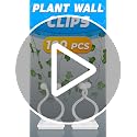 100 Pcs Plant Clips for Climbing Plants, Vines, Pothos and Ivy (White) - view 7