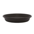 Flower Pot Saucers - Plastic Plant Saucer for Outdoors & Indoors - Traditional Design Plant Pot Trays for Water Drainage - Durable & Stylish Round Plant Tray (21-inch Black)