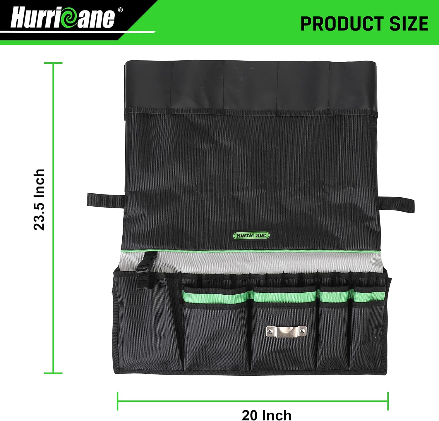 5 Gallon Bucket Tool Bag Organizer, Garden Tool Caddy with 52 Pockets, Waterproof for Most Buckets - view 6