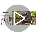 Brown Garden Tools Set 10-Piece, Gardening Gifts for Women Men - view 7