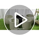 13 Inch Large Plastic Planter with Drainage for Houseplants - view 5