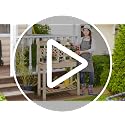 Outdoor Potting Bench with Sink, Garden Table, Lower Shelf,Gray - view 7