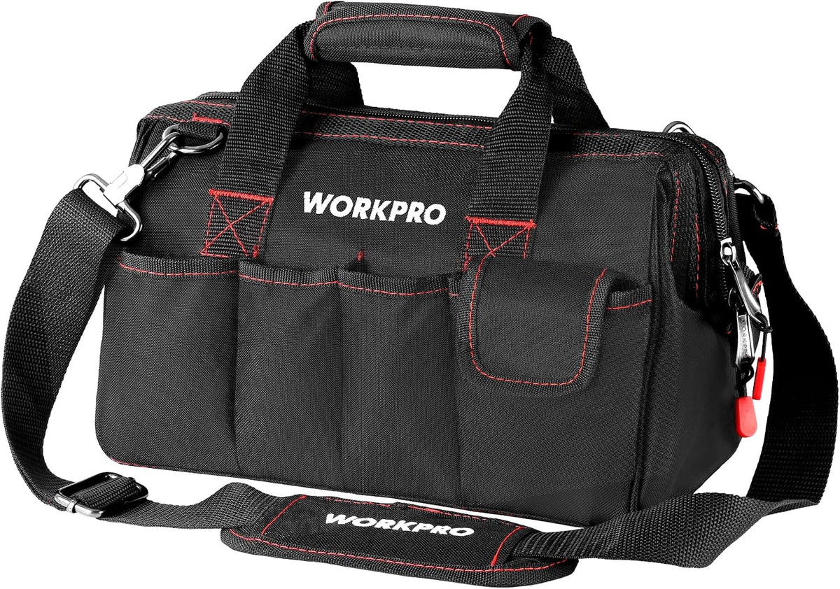 12-inch Close Top Wide Mouth Storage Tool Bag, W081020A